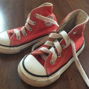 Toddler converse orange
